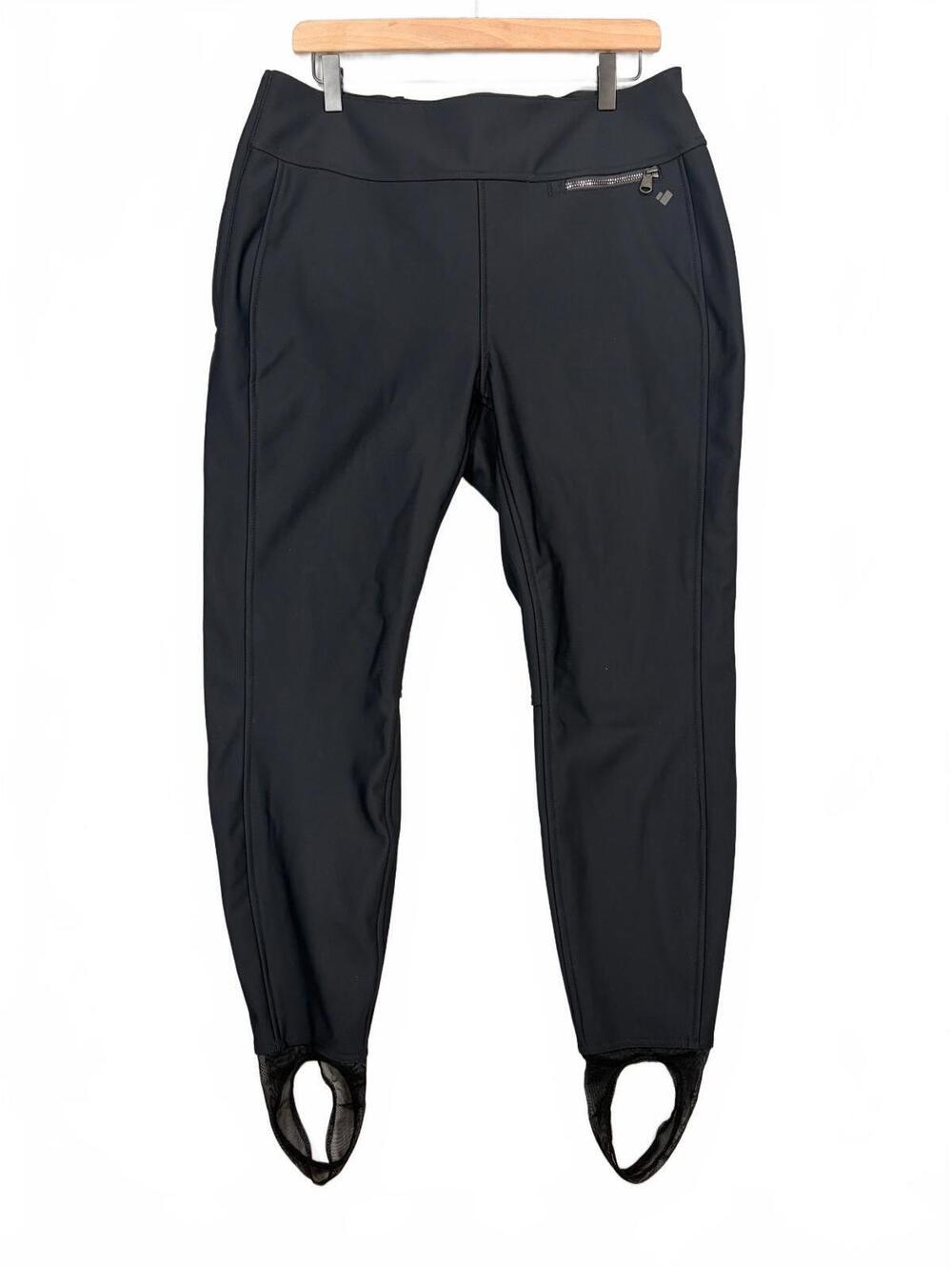 Obermeyer Jinks ITB Softshell Ski Pants Black Size 14S In-The-Boot Snow Pants